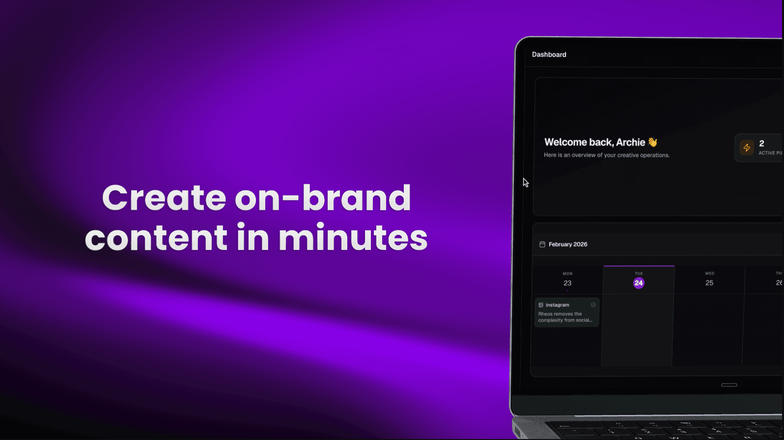 Watch the Rheos product demo Rheos demo video preview